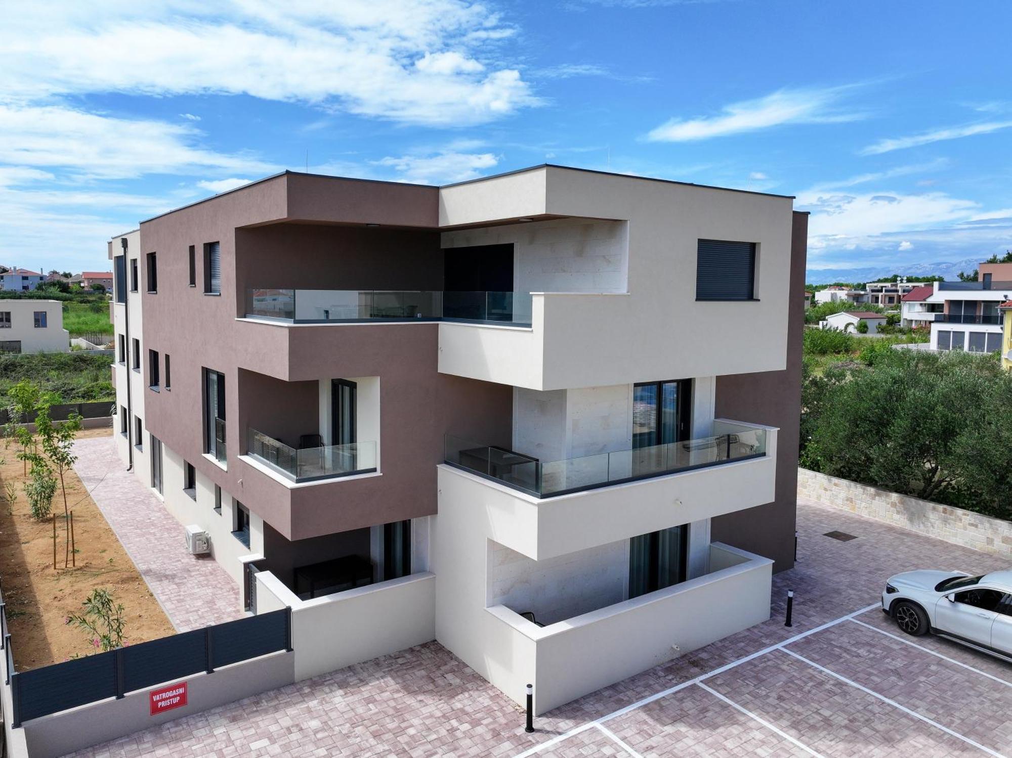 Deluxe Apartments Privlaka On The Sand Dış mekan fotoğraf
